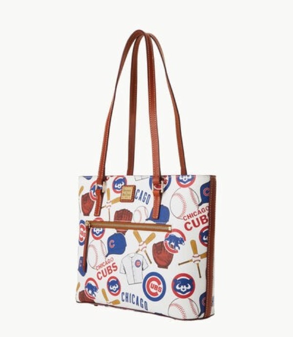 Blue Dooney And Bourke MLB Cubs Women's Shopper Bag | 59VMJQKCI