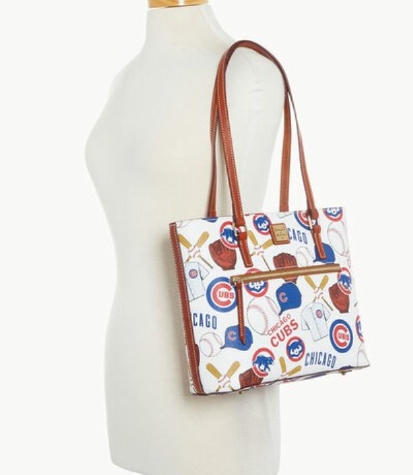 Blue Dooney And Bourke MLB Cubs Women's Shopper Bag | 59VMJQKCI