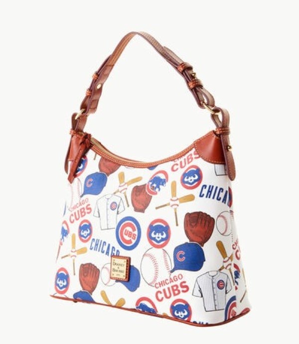 Blue Dooney And Bourke MLB Cubs Women's Hobo Bag | 94QUGIKXP