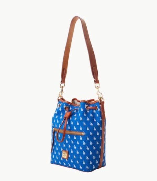 Blue Dooney And Bourke MLB Dodgers Women's Shoulder Bags | 89YIFPJDM