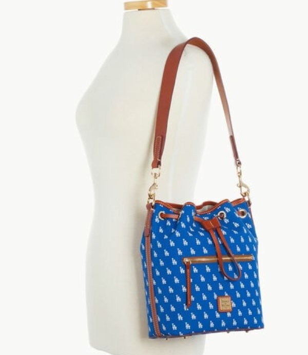 Blue Dooney And Bourke MLB Dodgers Women's Shoulder Bags | 89YIFPJDM