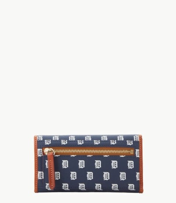 Blue Dooney And Bourke MLB Tigers Continental Women's Clutch Bag | 92XEUVYFK