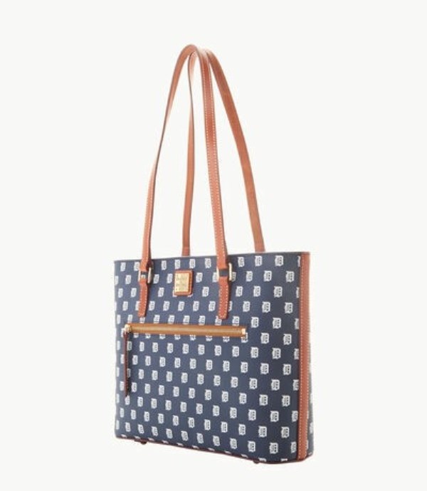 Blue Dooney And Bourke MLB Tigers Women's Shopper Bag | 04YJWSDKC