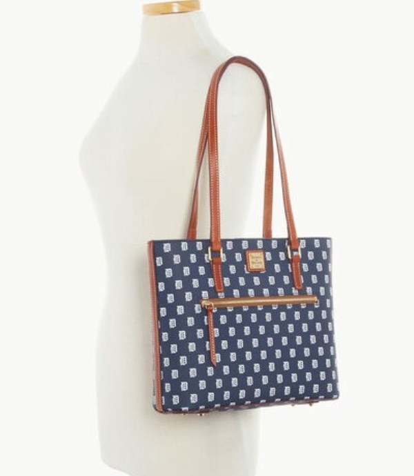 Blue Dooney And Bourke MLB Tigers Women's Shopper Bag | 04YJWSDKC