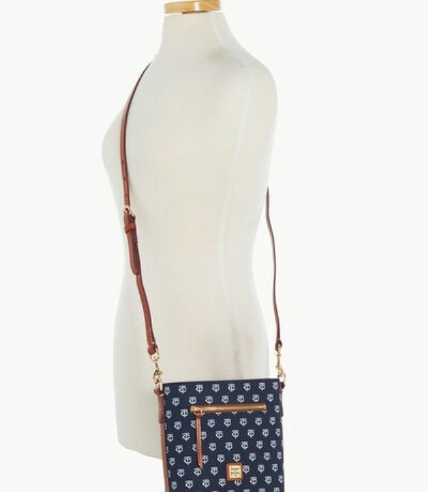 Blue Dooney And Bourke MLB Twins Small Zip Women's Crossbody Bags | 28XTPEJIH