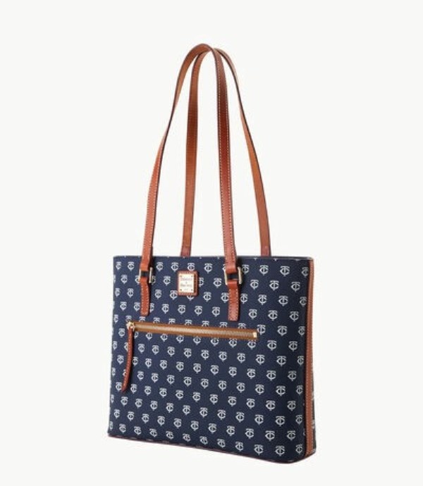 Blue Dooney And Bourke MLB Twins Women's Shopper Bag | 45GNOAFYE