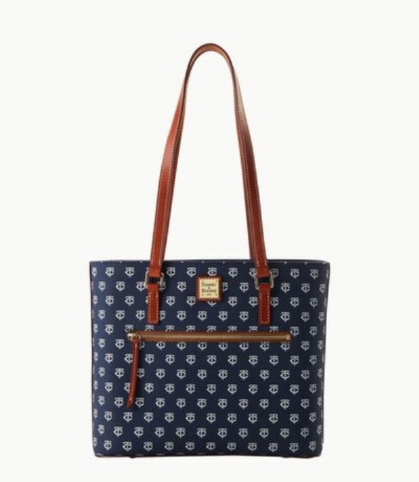 Blue Dooney And Bourke MLB Twins Women\'s Shopper Bag | 45GNOAFYE