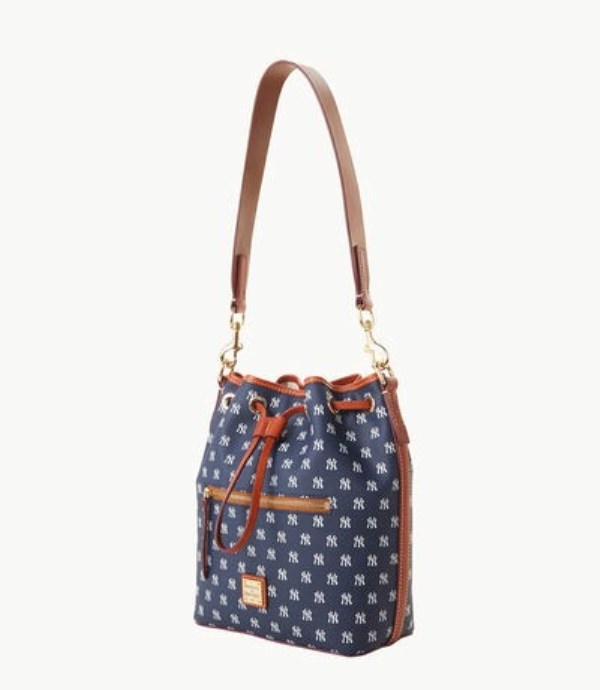 Blue Dooney And Bourke MLB Yankees Women's Shoulder Bags | 48DMXUISN