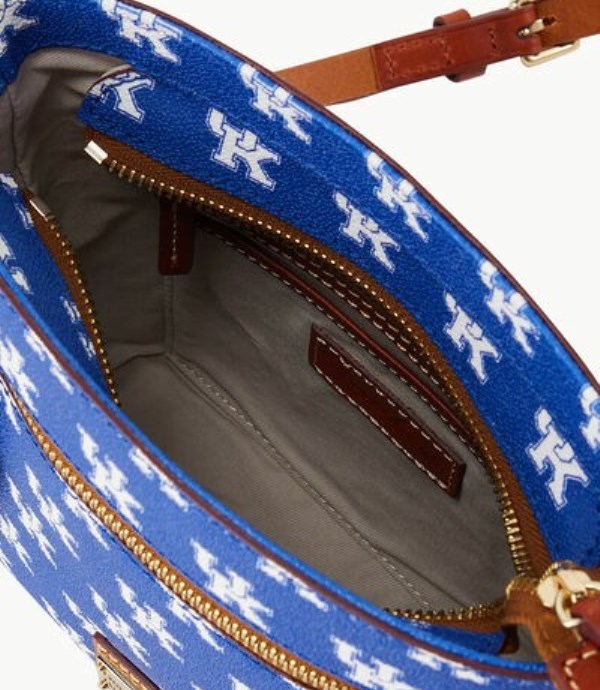 Blue Dooney And Bourke NCAA Kentucky Small Zip Women's Crossbody Bags | 74HACMEOQ