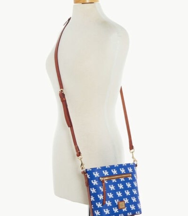 Blue Dooney And Bourke NCAA Kentucky Small Zip Women's Crossbody Bags | 74HACMEOQ