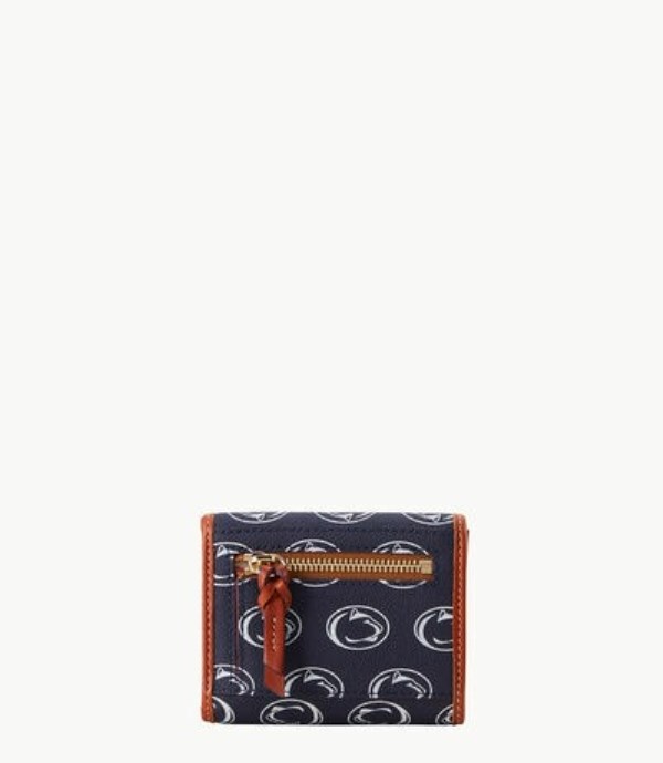 Blue Dooney And Bourke NCAA Penn State Flap Credit Women's Wallets | 21MKLIOHC