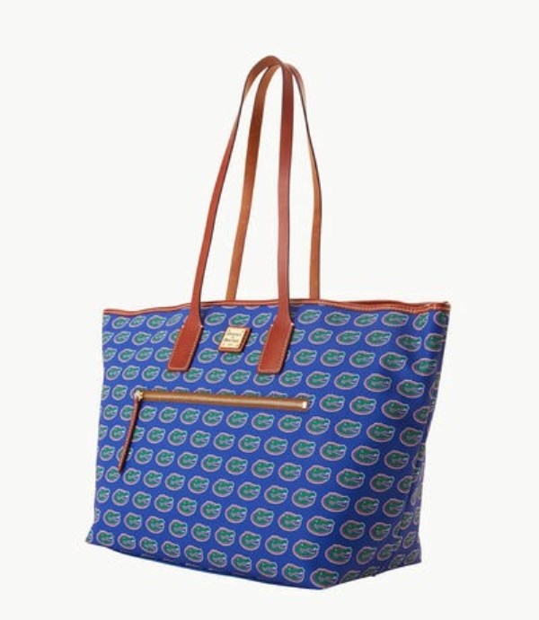 Blue Dooney And Bourke NCAA University Of Florida Large Women's Tote Bags | 03SOMIJUQ