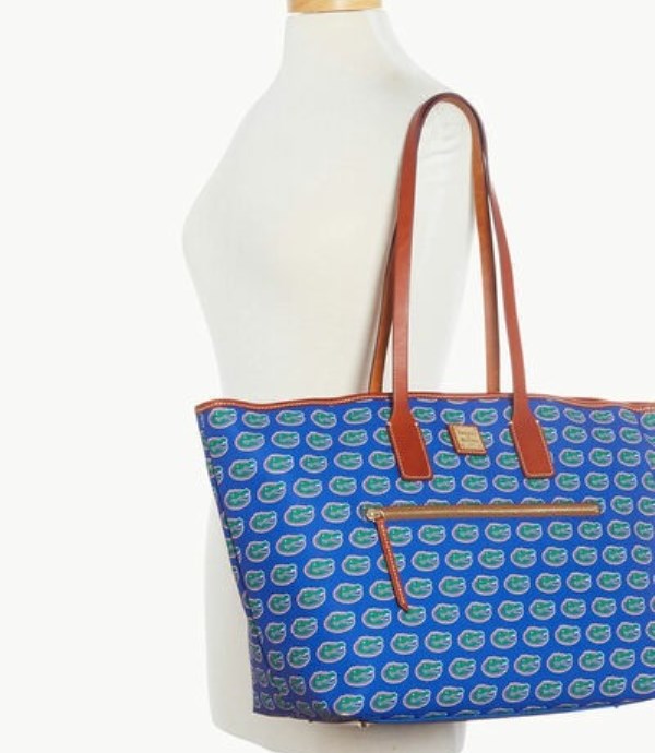 Blue Dooney And Bourke NCAA University Of Florida Large Women's Tote Bags | 03SOMIJUQ