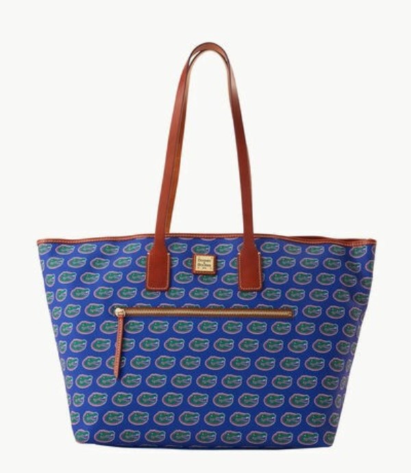 Blue Dooney And Bourke NCAA University Of Florida Large Women\'s Tote Bags | 03SOMIJUQ