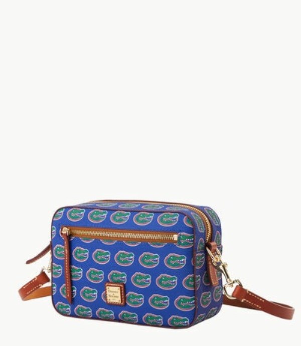 Blue Dooney And Bourke NCAA University Of Florida Camera Zip Women's Crossbody Bags | 16RKADBHN