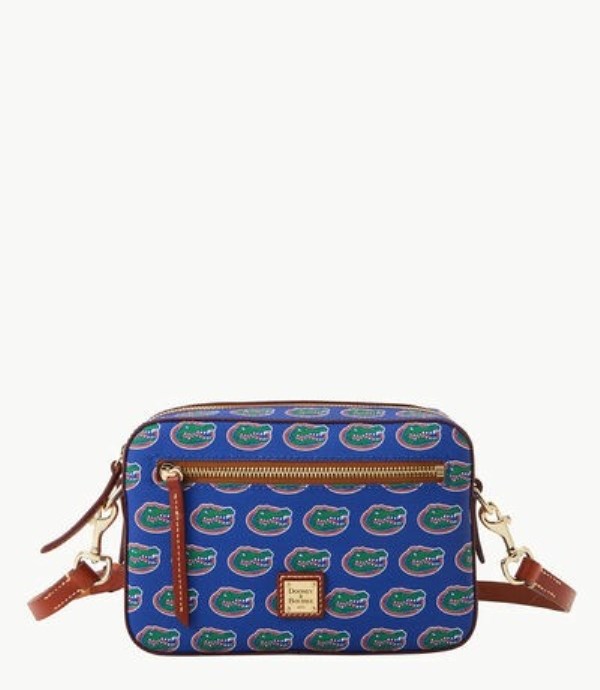 Blue Dooney And Bourke NCAA University Of Florida Camera Zip Women\'s Crossbody Bags | 16RKADBHN