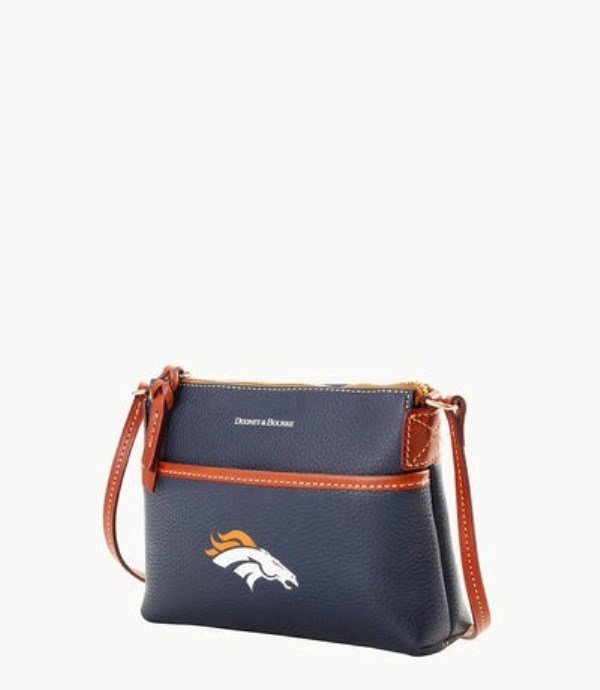 Blue Dooney And Bourke NFL Broncos Ginger Women's Crossbody Bags | 86QSEHOLB