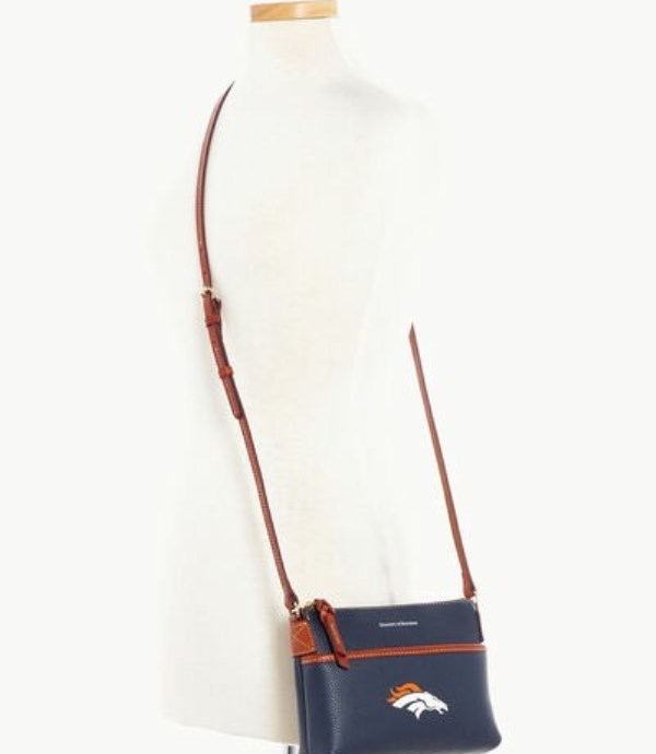 Blue Dooney And Bourke NFL Broncos Ginger Women's Crossbody Bags | 86QSEHOLB