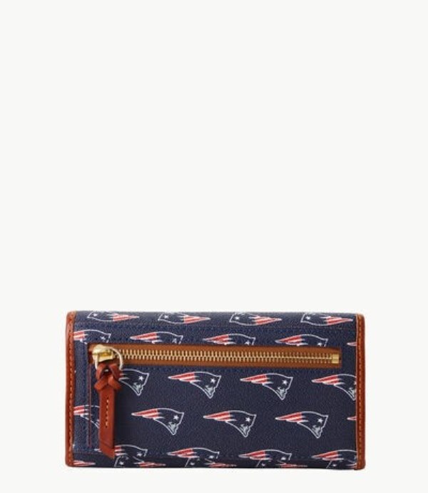 Blue Dooney And Bourke NFL Patriots Cont Women's Clutch Bag | 09FKQAYVZ