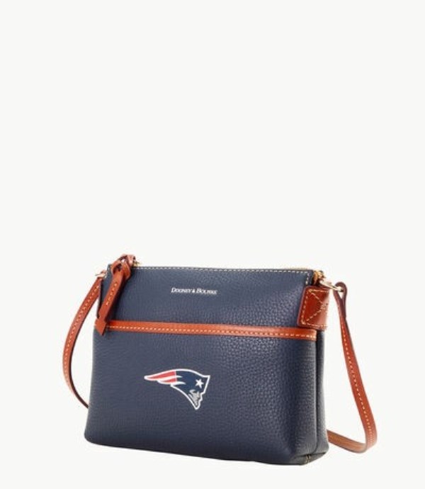 Blue Dooney And Bourke NFL Patriots Ginger Women's Crossbody Bags | 13RZUQMET