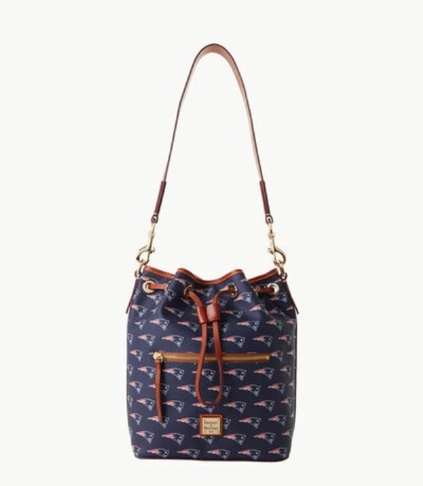 Blue Dooney And Bourke NFL Patriots Women\'s Shoulder Bags | 39KSXGNUF