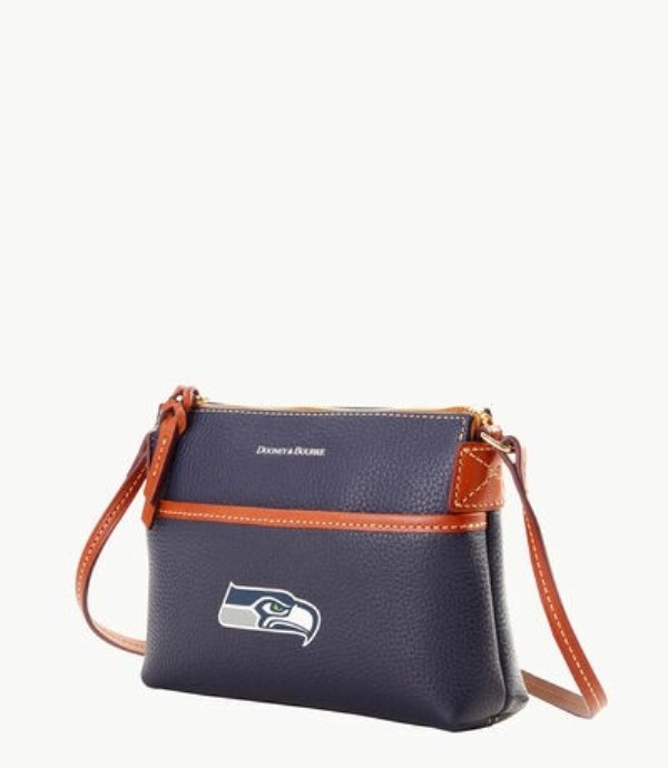 Blue Dooney And Bourke NFL Seahawks Ginger Women's Crossbody Bags | 82KQRYJLO