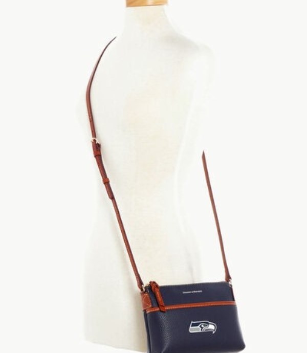 Blue Dooney And Bourke NFL Seahawks Ginger Women's Crossbody Bags | 82KQRYJLO