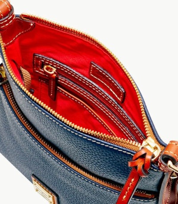 Blue Dooney And Bourke Pebble Grain Letter Women's Crossbody Bags | 64AGBMRLY