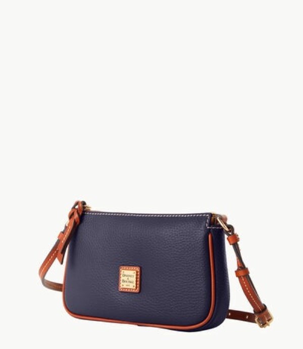 Blue Dooney And Bourke Pebble Grain Lexi Women's Crossbody Bags | 85BZOKSUG