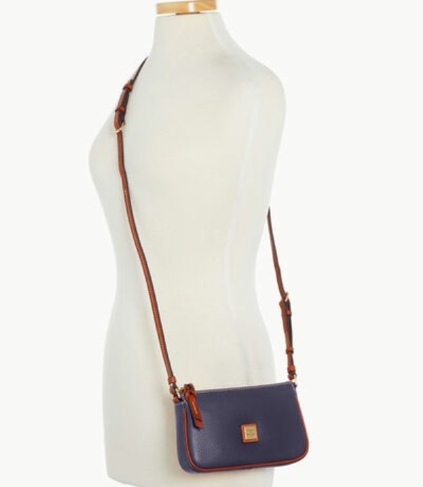 Blue Dooney And Bourke Pebble Grain Lexi Women's Crossbody Bags | 85BZOKSUG