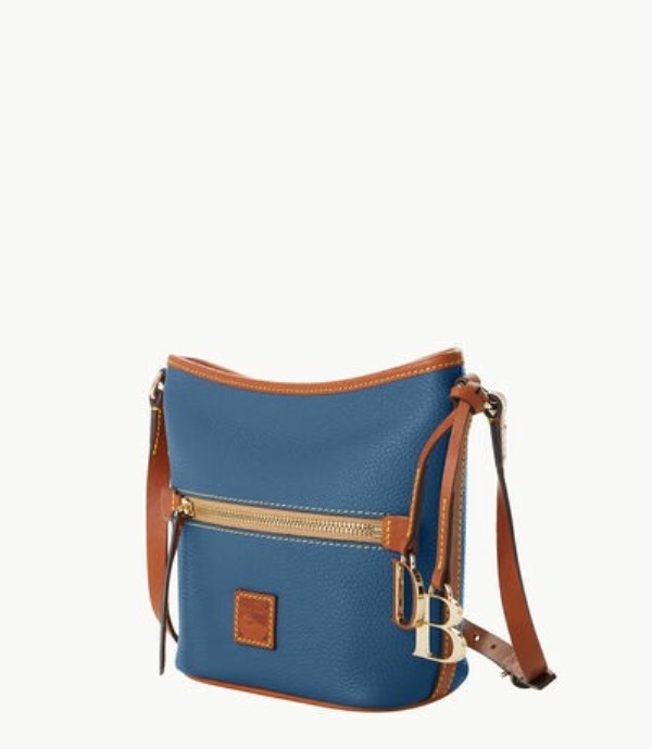 Blue Dooney And Bourke Pebble Grain Small Women's Crossbody Bags | 39IWVHODE