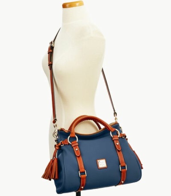 Blue Dooney And Bourke Pebble Grain Women's Crossbody Bags | 70HAKSBDP