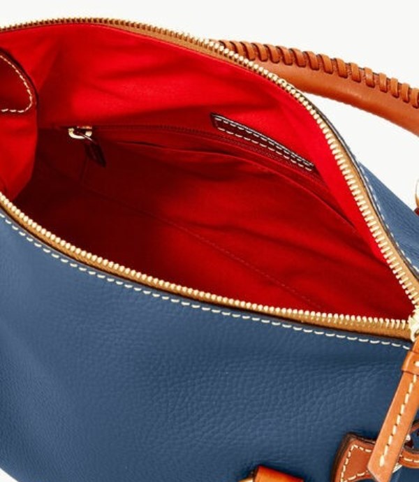 Blue Dooney And Bourke Pebble Grain Women's Crossbody Bags | 70HAKSBDP