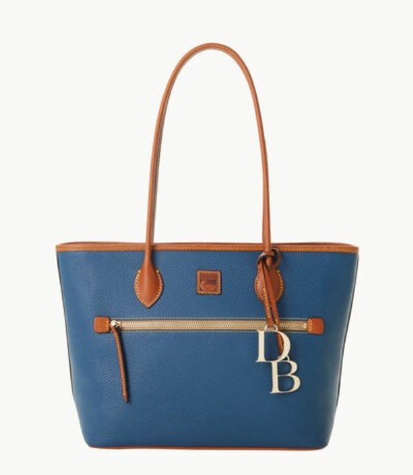 Blue Dooney And Bourke Pebble Grain Women\'s Tote Bags | 98QJSEVYP