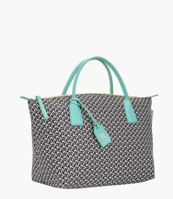 Blue Dooney And Bourke Roberta Pieri Tatami Fun Small Robertina Women's Tote Bags | 52ALUZMVB