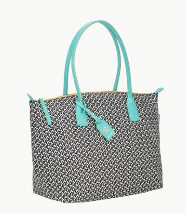 Blue Dooney And Bourke Roberta Pieri Tatami Fun Large Robertina Women's Tote Bags | 57MOTSQNY