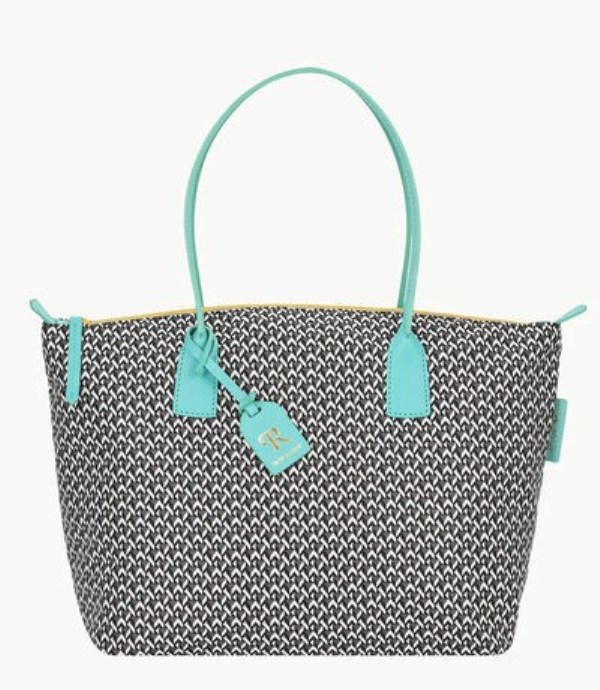 Blue Dooney And Bourke Roberta Pieri Tatami Fun Large Robertina Women\'s Tote Bags | 57MOTSQNY