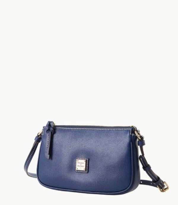 Blue Dooney And Bourke Saffiano Lexi Women's Crossbody Bags | 97RMNYUCB