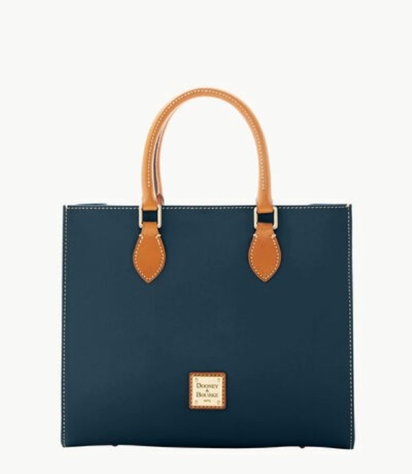 Blue Dooney And Bourke Wexford Leather Janine Women\'s Satchel Bags | 78EKZDTJM