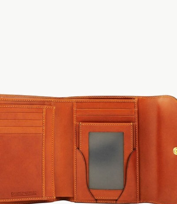 Brown Dooney And Bourke Alto Removable Credit Women's Wallets | 69DBGPFVW