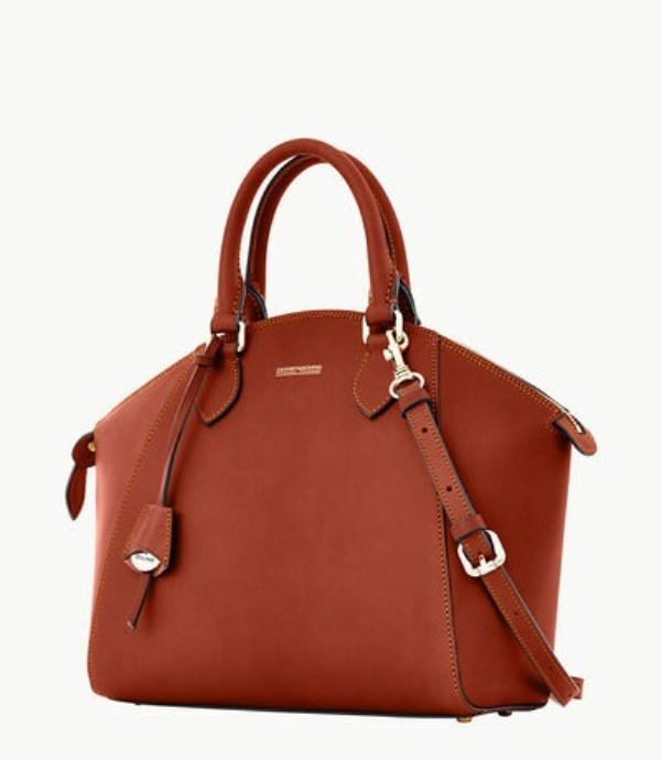 Brown Dooney And Bourke Alto Sabrina Women's Satchel Bags | 30SJQEINB