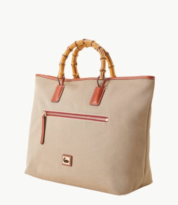 Brown Dooney And Bourke Bamboo Handle Women's Tote Bags | 37GDXHIAY