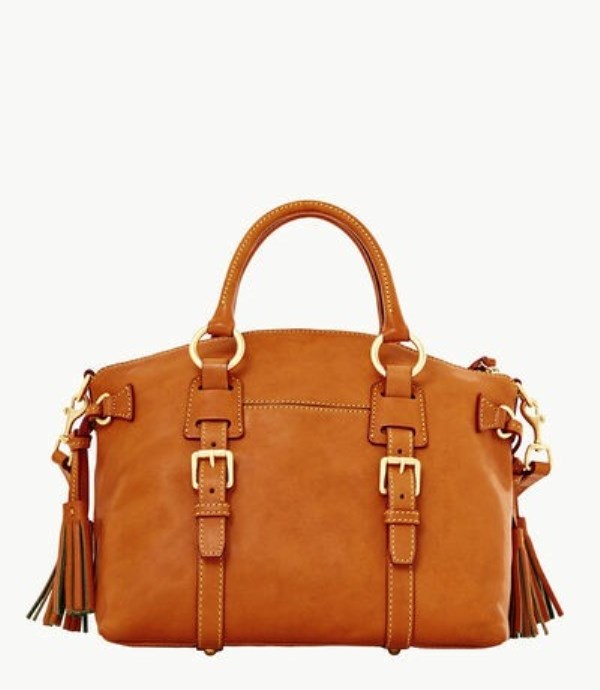 Brown Dooney And Bourke Florentine Bristol Women's Satchel Bags | 13KGEWBSQ