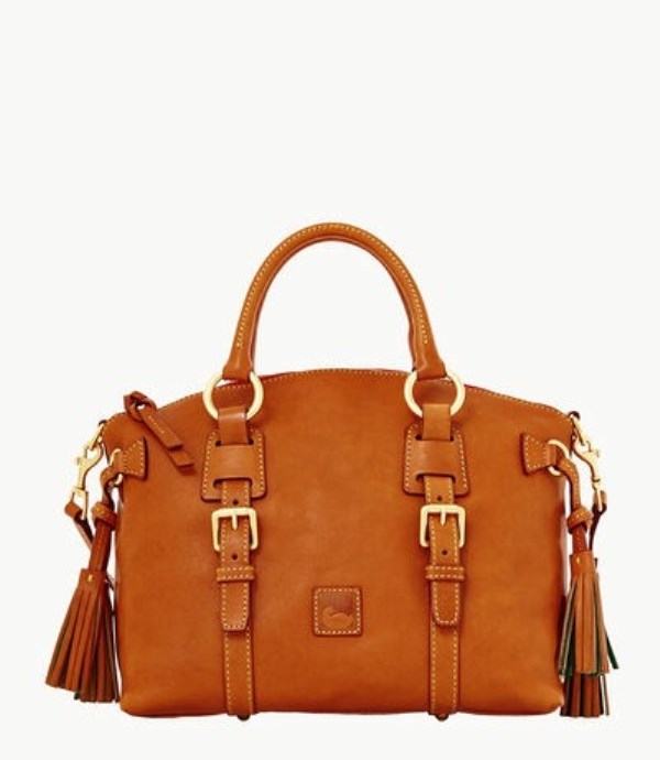 Brown Dooney And Bourke Florentine Bristol Women\'s Satchel Bags | 13KGEWBSQ