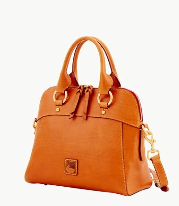 Brown Dooney And Bourke Florentine Cameron Women's Satchel Bags | 78HTGYAFD