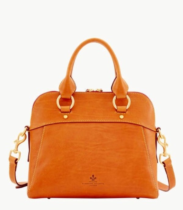 Brown Dooney And Bourke Florentine Cameron Women's Satchel Bags | 78HTGYAFD