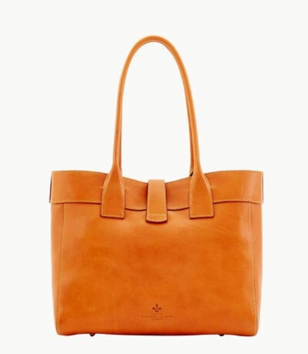 Brown Dooney And Bourke Florentine Large Amelie Women's Tote Bags | 08GNMQBWH