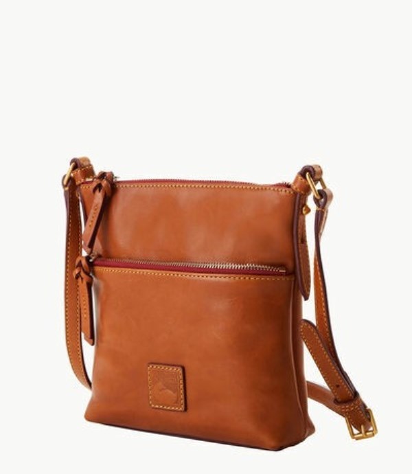 Brown Dooney And Bourke Florentine Letter Carrier Women's Shoulder Bags | 47UTPMFJR