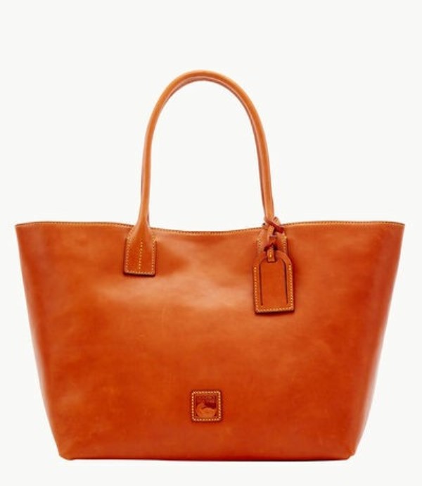 Brown Dooney And Bourke Florentine Medium Women\'s Tote Bags | 03FINHWMV