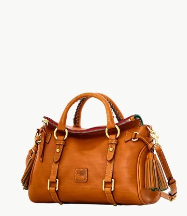 Brown Dooney And Bourke Florentine Mini Women's Satchel Bags | 73TFXRSWL